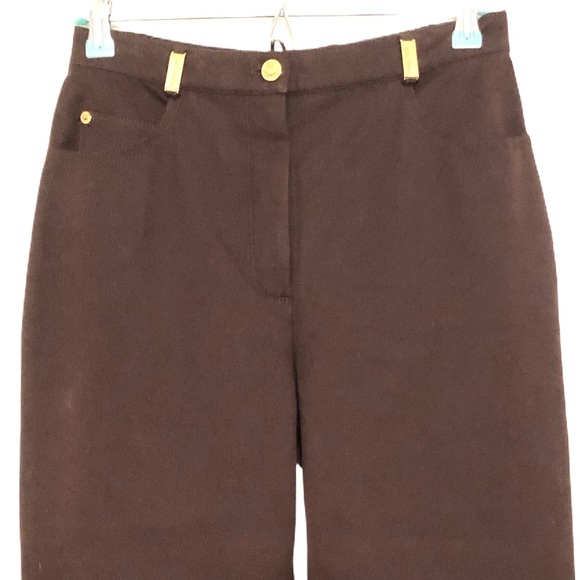 EUC St. John By Marie Gray Brown Career Pants Sz 4 - Picture 4 of 10